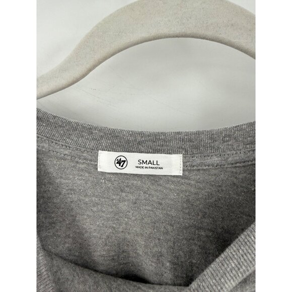 ‘47 Brand Womens Long Sleeve UGA Bulldogs T-shirt Size Small Grey Georgia NCAA - Picture 5 of 7